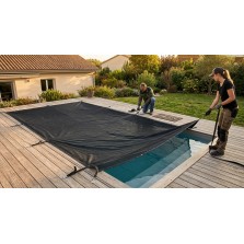 Filet anti-feuilles pour piscine sur mesure