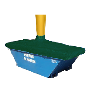 Bâche pour benne à gravats