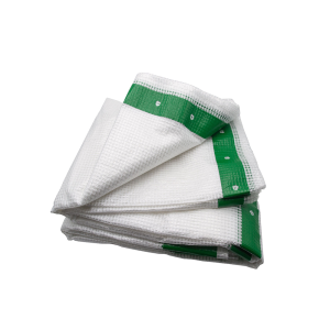 Bâche armée d'échafaudage bandes vertes 170g/m²