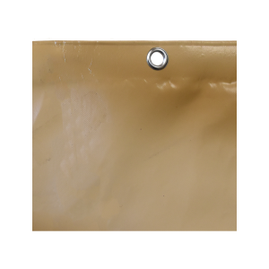 Bâche 650g/m² - Sable - Œillets inox tous les 30cm - 4m x 3.44m