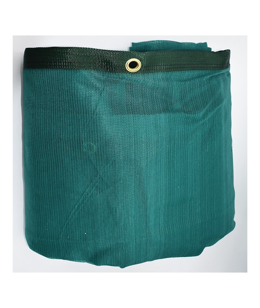 Filet De Benne 150g/m² - Vert, 3.5m X 8m, PEHD Imputrescible, Pour Transport Gravats Et Déchets