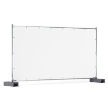 10 Bâches de clôture mobile classique 1,76m x 3,41m + 2 offertes