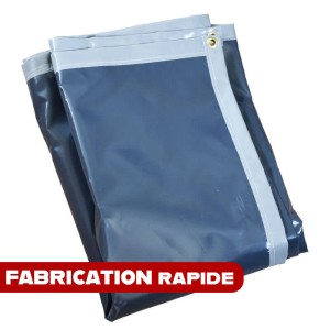 Bâche 650 g/m² sur mesure - Fabrication en moins de 3 jours