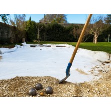 Géotextile non tissé blanc 300g/m²