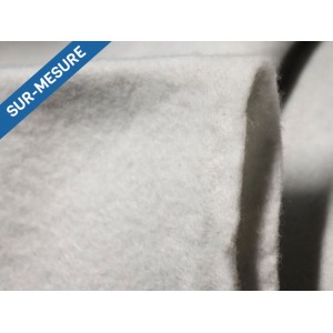 Géotextile non tissé blanc 300g/m² sur mesure