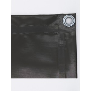 Bâche PVC 650g/m² Gris Foncé - 2m x 1.35m