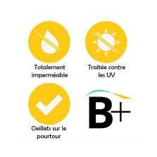 Bâche armée de couverture 200g/m²
