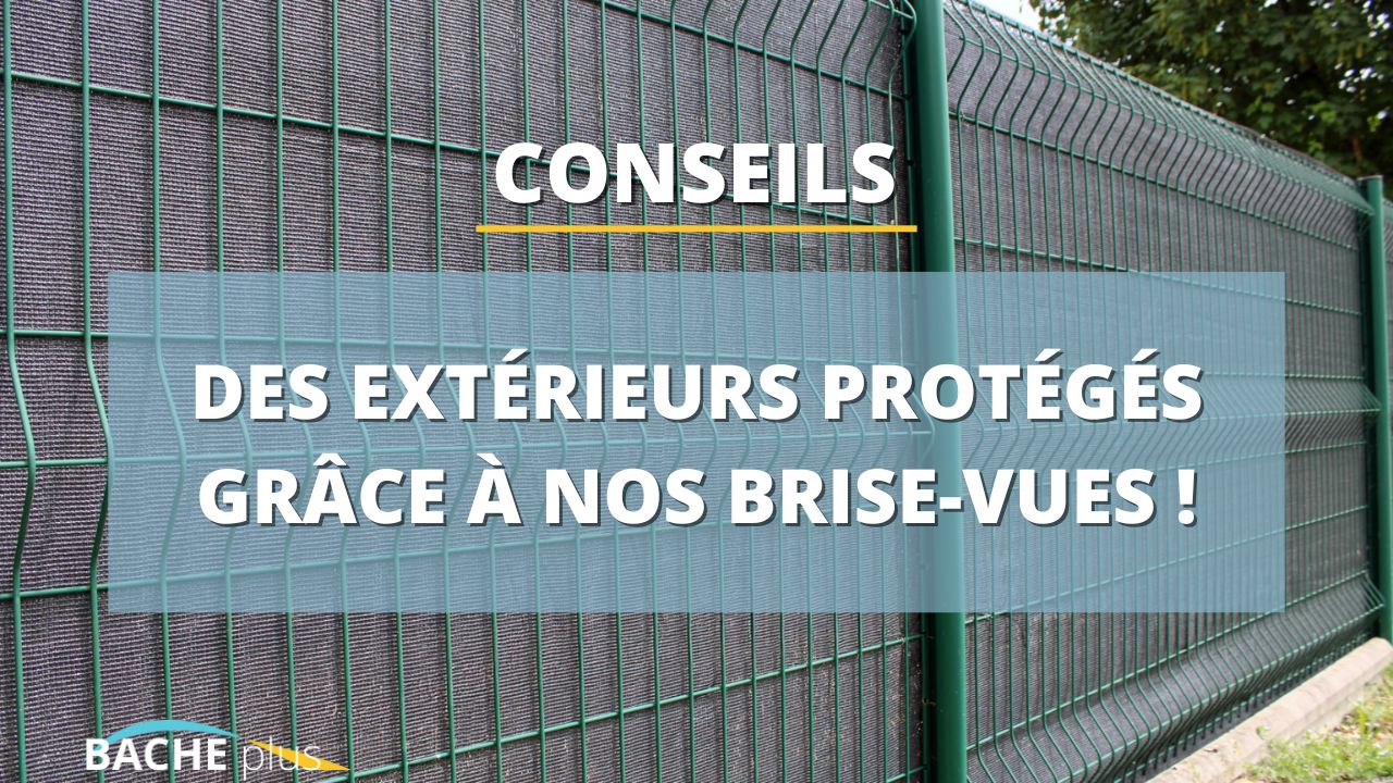 Des extérieurs protégés grâce à nos filets brise-vues