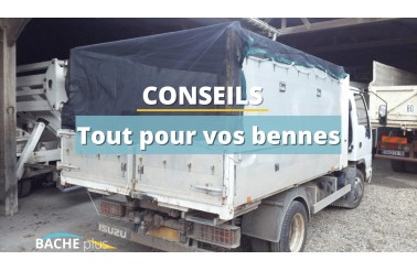 Bâches et filets : tout pour vos bennes AMPLIROLL, DIB, empilables...