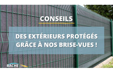 Des extérieurs protégés grâce à nos filets brise-vues
